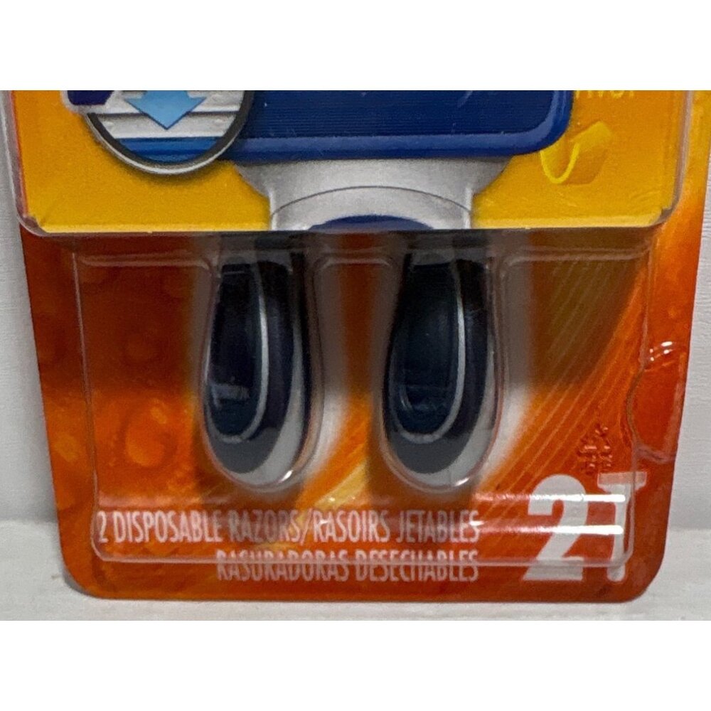 Gillette Sensor5 Disposable Razors 2 Pack 5 Blade Technology Lubricating Strip - Picture 3 of 4